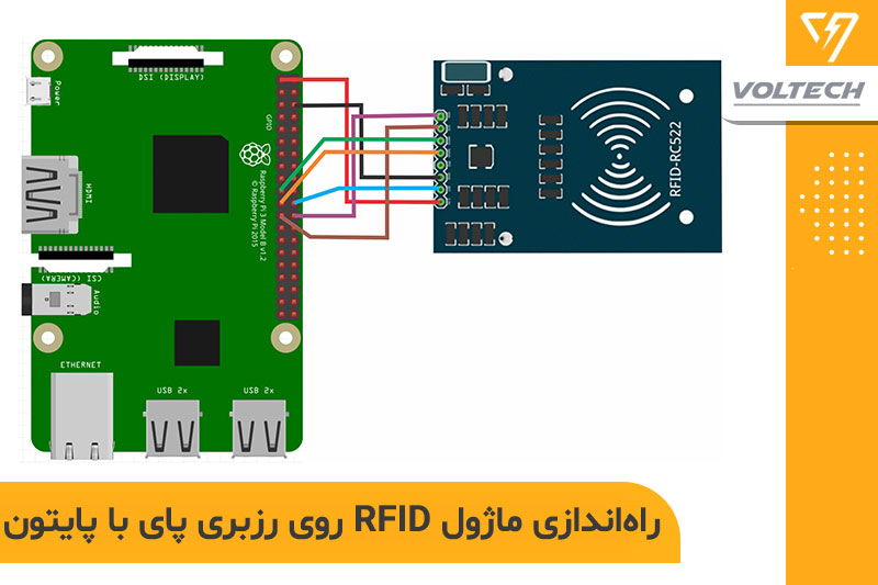 آموزش راه‌اندازی ماژول RFID روی رزبری پای با پایتون