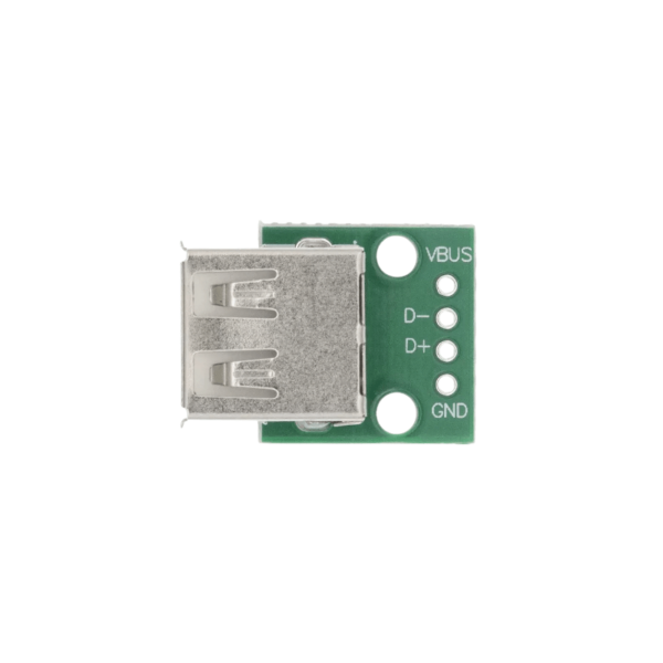 برد تبدیل کانکتور USB-A مادگی به DIP 4PIN