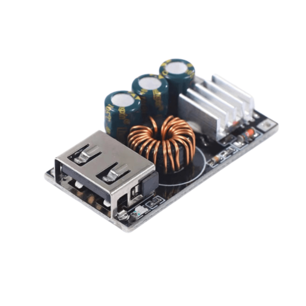 ماژول کاهنده ولتاژ فست شارژ با ورودی 32-6 ولت و خروجی 24 وات USB QC3.0