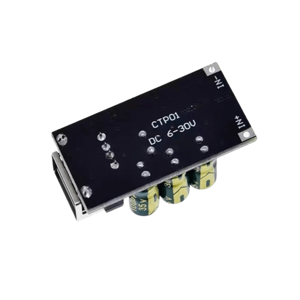 ماژول کاهنده ولتاژ فست شارژ با ورودی 32-6 ولت و خروجی 24 وات USB QC3.0