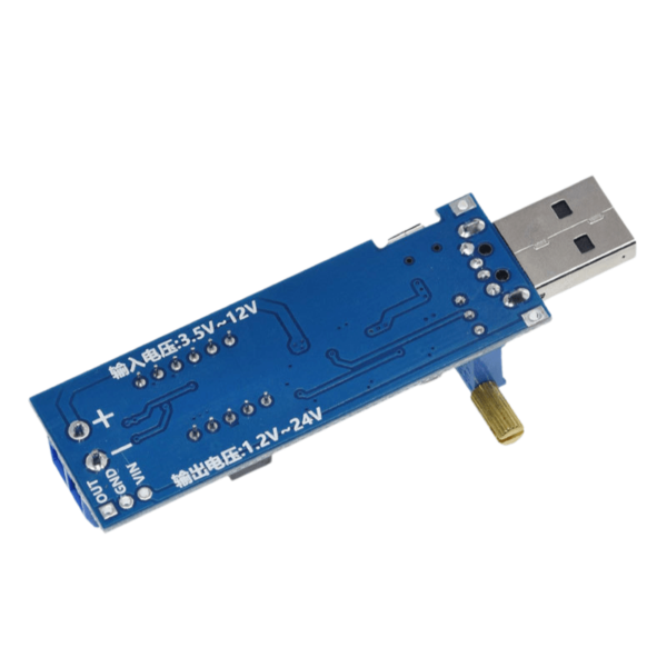 ماژول کاهنده و افزاینده ولتاژ 0.5 آمپر متغیر دارای نمایشگر ولتاژ HW-132