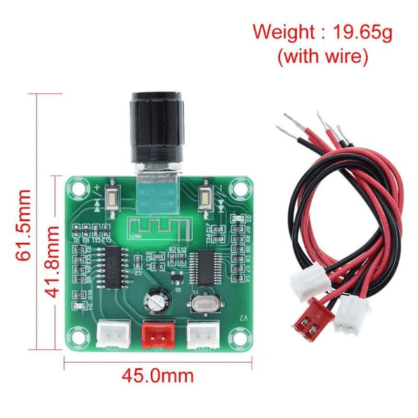 ماژول آمپلی فایر استریو 2x3 وات بلوتوثی مدل XH-A158-3