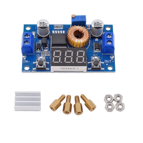 ماژول افزاینده ولتاژ 5 آمپر DC دارای نمایشگر ولتاژ مدل XL4015